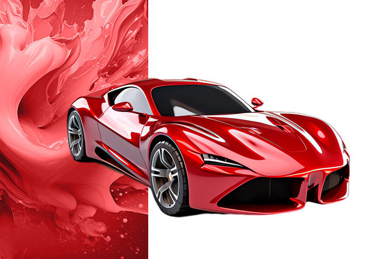 汽車表麵的準確配色 汽車表麵的準確配色