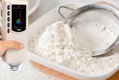 色彩色差儀測麵粉色值使用說明